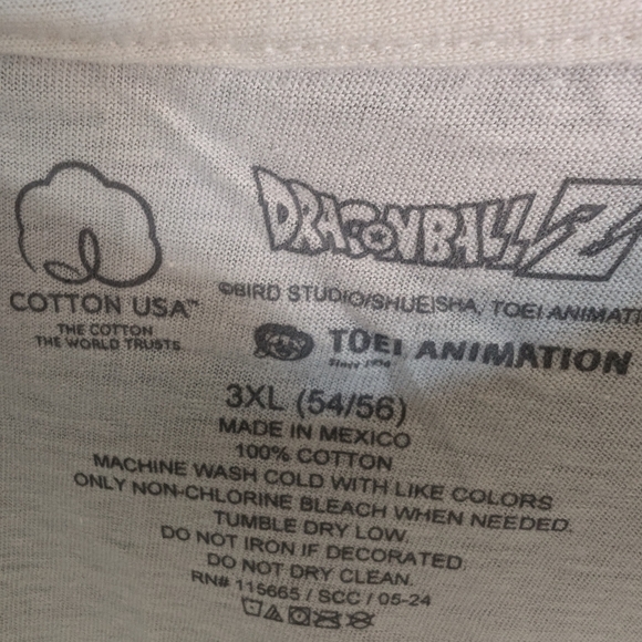 Dragon Ball Z. T-Shirt Size 3XL, Graphic Tee, Crunchyroll - Picture 4 of 5